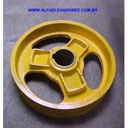 POLIA DE TRAÇÃO ØEXT. 430 MM ØENC. EIXO COM 6 CANAIS 3/8"