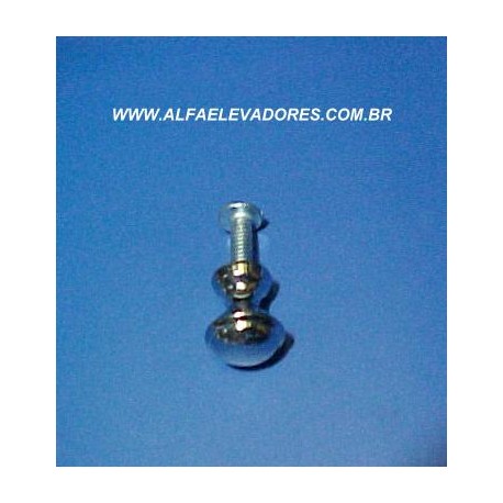 PUXADOR EM LATÃO CROMADO PARA CAIXA DE INTERFONE