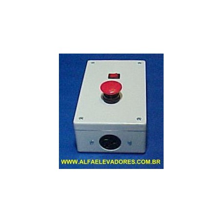 CAIXA PARA POÇO COM BOTÃO EM, LUZ E TOMADA