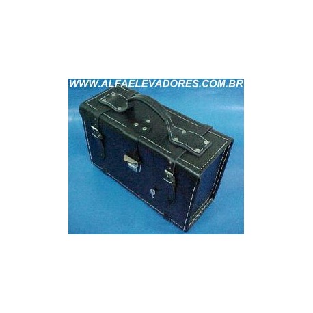 MALA DE COURO COM DIVISÓRIA