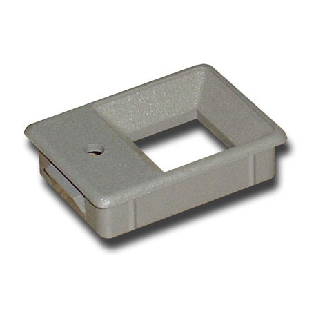 CORPO CINZA PARA BOTÃO COM 1 FURO PARA LED