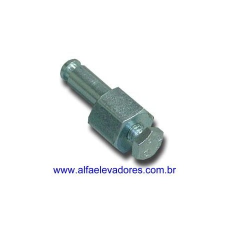 SUPORTE EXCÊNTRICO PARA CORREDIÇA DE PORTA SELCON ROSCA 1/4"