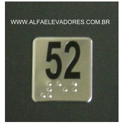PASTILHA BRAYLLE INOX 23,7 X 28,30 MM