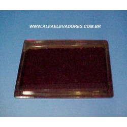 VISOR VERMELHO PARA IPD 100 x 70 x 2MM