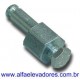 SUPORTE EXCÊNTRICO PARA CORREDIÇA DE PORTA ALFA ROSCA 1/4"