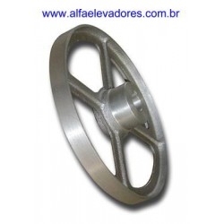 POLIA LARGA EIXO COM CHAVETA PARA OPERADOR ALFA