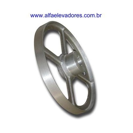 POLIA LARGA EIXO COM CHAVETA PARA OPERADOR ALFA