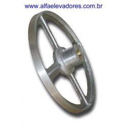 POLIA FINA EIXO COM RANHURA PARA OPERADOR ALFA
