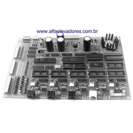 PLACA CENTRAL MX - GERENCIAMENTO ATÉ 4 ELEVADORES AL 2500 EM CONJUNTO