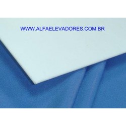 CHAPA DE PVC RECORTADO PARA TETO DE CABINE 66 X 98 CM