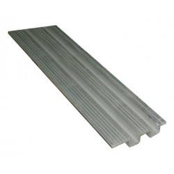 SOLEIRA DE ALUMÍNIO 2 CANAIS 133 X 19 MM