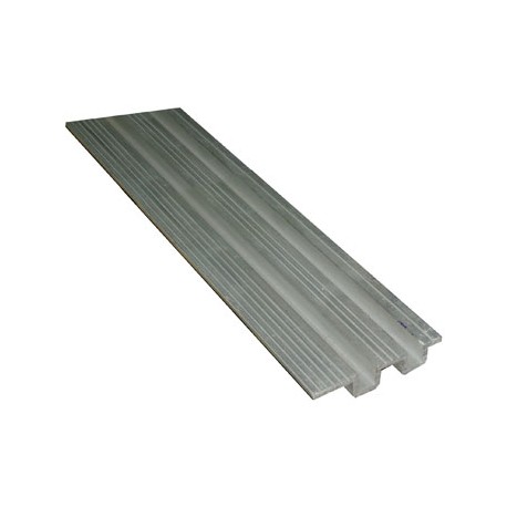 SOLEIRA DE ALUMÍNIO 2 CANAIS 133 X 19 MM