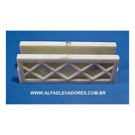 CORREDIÇA 32 X 50 X 130 PARA GUIA DE 16 MM