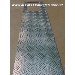 SOLEIRA DE ALUMÍNIO XADREZ