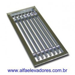 VISOR DE LATÃO CROMADO