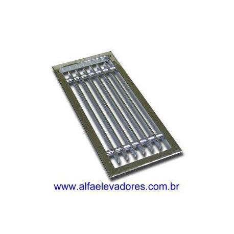 VISOR DE LATÃO CROMADO