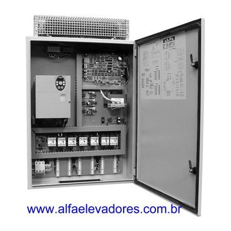 QUADRO DE COMANDO AL 2500 VVVF, ATÉ 32 PARADAS, ATÉ 150 M_MIN, ATÉ 20 HP, 220V, SIMPLEX