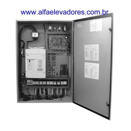 QUADRO DE COMANDO AL 2500 CC, ATÉ 32 PARADAS, ATÉ 150 M/MIN, ATÉ 100 A, 220V, SIMPLEX