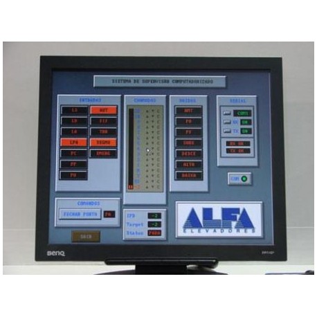QUADRO DE COMANDO CENTRAL AL 2500 GERENCIAMENTE ATÉ 4 ELEVADORES