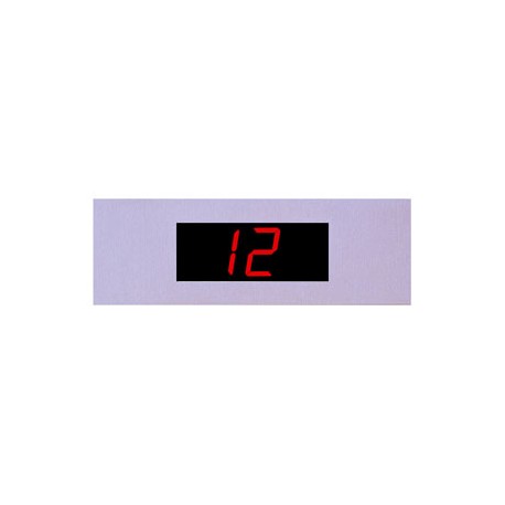 BOTOEIRA - ESPELHO INOX, RETO, COM JANELA PARA IPD