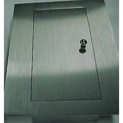 BOTOEIRA - ESPELHO INOX PARA INTERFONE