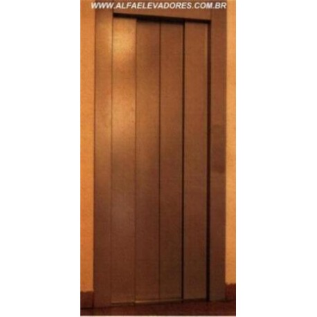 PORTA DE PAVIMENTO AUTOMÁTICA CENTRAL 0900 4 FLS + SOLEIRA + BATENTE PINTURA