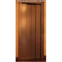 PORTA DE PAVIMENTO AUTOMÁTICA CENTRAL 1600 4 FLS + SOLEIRA + BATENTE PINTURA