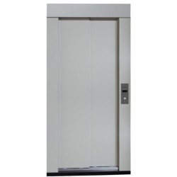 PORTA DE PAVIMENTO AUTOMÁTICA LAT.ESQ. 0800 2 FLS + SOLEIRA + BATENTE PINTURA