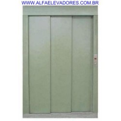 PORTA DE PAVIMENTO AUTOMÁTICA LAT.ESQ. 1000 3 FLS + SOLEIRA + BATENTE PINTURA