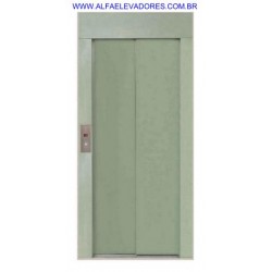 PORTA DE PAVIMENTO AUTOMÁTICA LAT.DIR. 0700 2 FLS + SOLEIRA + BATENTE PINTURA