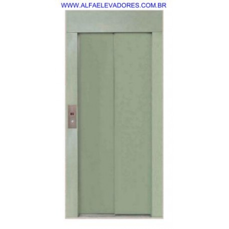 PORTA DE PAVIMENTO AUTOMÁTICA LAT.DIR. 0700 2 FLS + SOLEIRA + BATENTE PINTURA