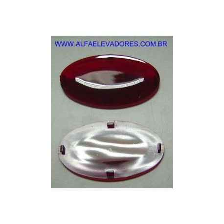 VISOR VERMELHO OVAL PARA IPD MODELO AT