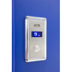 BOTÃO ELEGANCE VERMELHO LISO, SEM GRAVAÇÃO