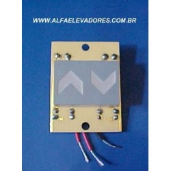 SETA DISPLAY DUPLA AZUL