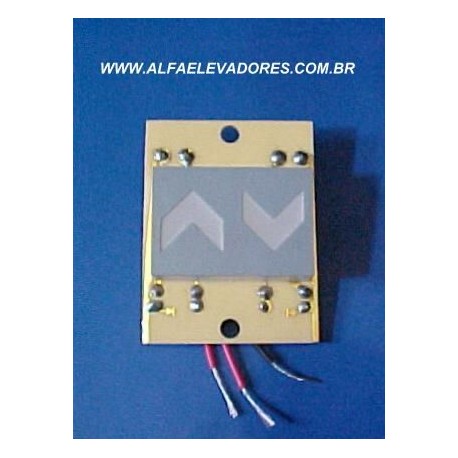 SETA DISPLAY DUPLA AZUL