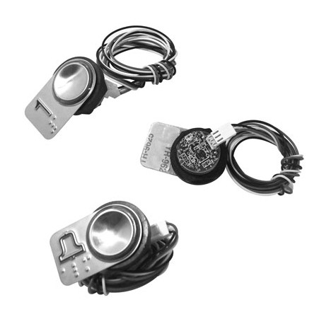 BOTÃO ALX 700 AZUL, COM RESISTOR 2K2 PARA 24V GERAL CHAMADA +