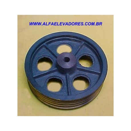 POLIA DE DESVIO ØEXT. 415 MM COM 4 CANAIS DE 1/2"