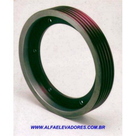 POLIA DE TRAÇÃO ØEXT. 460 MM ØENC. 400 MM 3 CANAIS 3/8"