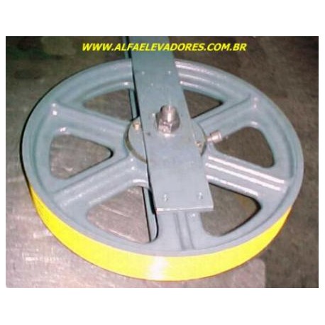 POLIA DE DESVIO ØEXT. 520 MM COM 5 CANAIS DE 1/2"