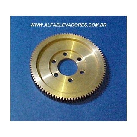 ENGRENAGEM DE BRONZE 12 X 95 X 28 mm PARA MOTOR DO OPERADOR DE PORTA