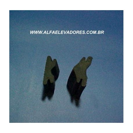 PERFIL DE BORRACHA FÊMEA PARA PORTA