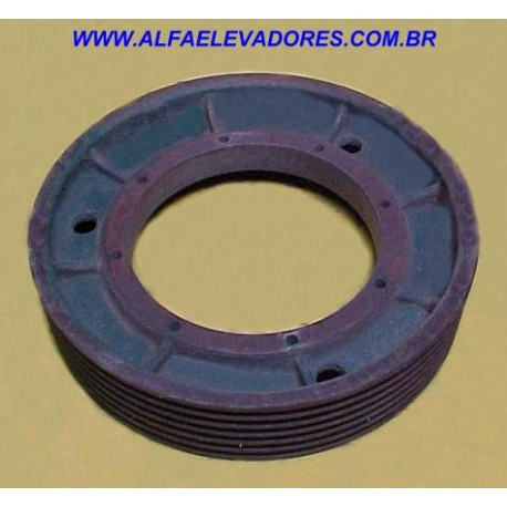 POLIA DE TRAÇÃO ØEXT. 770 MM ØENC. 440 MM 5 CANAIS 1/2"