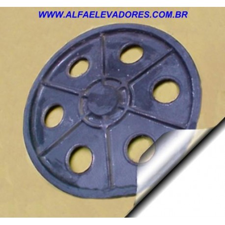 POLIA DE TRAÇÃO ØEXT. 710 MM ØENC. EIXO CÔNICO COM 3 CANAIS 3/8" VTR