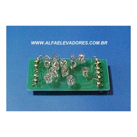 PAINEL PARA INDICADOR DE ANDAR COM NEON