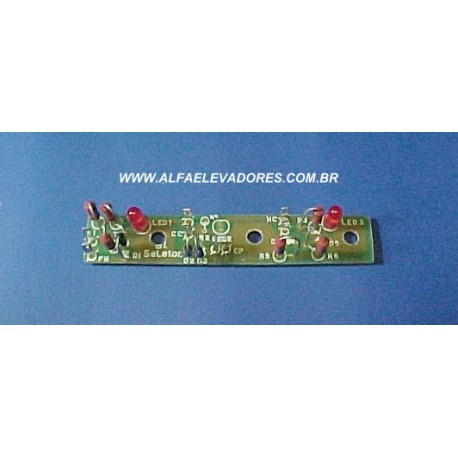 PAINEL PRD BARRA DO SELETOR COM 2 LEDS