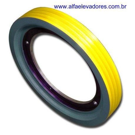 POLIA DE TRAÇÃO ØEXT. 500 MM ØENC. 390 MM 3 CANAIS