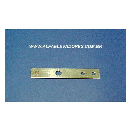 LAMINA PARA CHAVE PAPF FIXA MODELO NOVO 2 FUROS