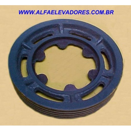 POLIA DE TRAÇÃO ØEXT. 650 MM ØENC. 395 MM 5 CANAIS 1/2"