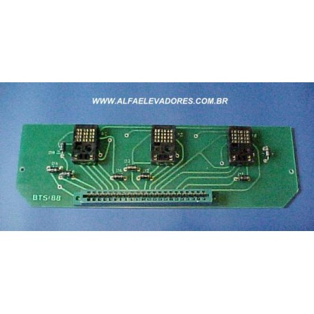 PAINEL BTS DUPLO COMANDO COM 3 SOQUETE SEM RELE