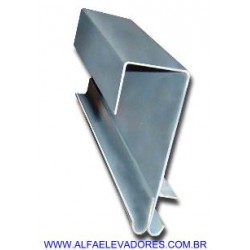 CALHA PARA OPERADOR DE PORTA DE CABINE QK8 COM 140 MM DE ALTURA